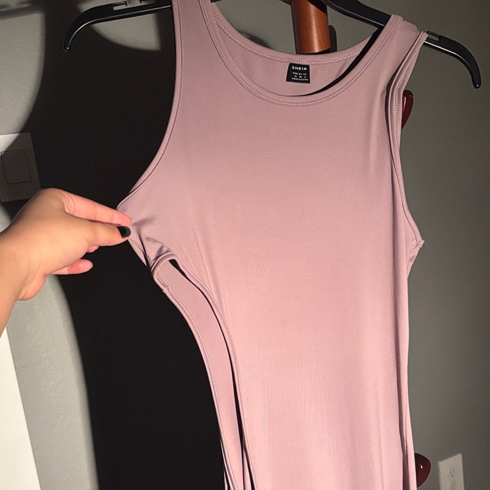 Women's Pink Sleeveless Top